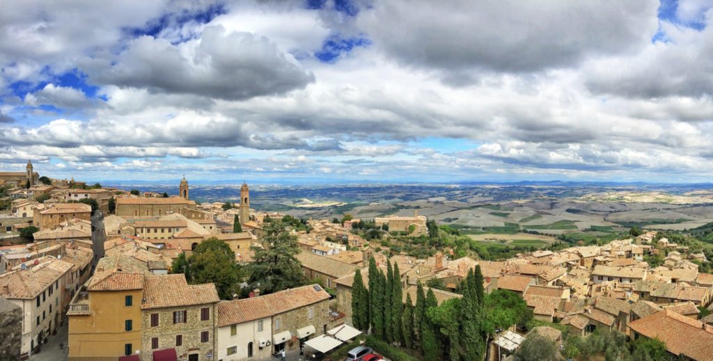 Montalcino during a Tuscany, Italy road trip