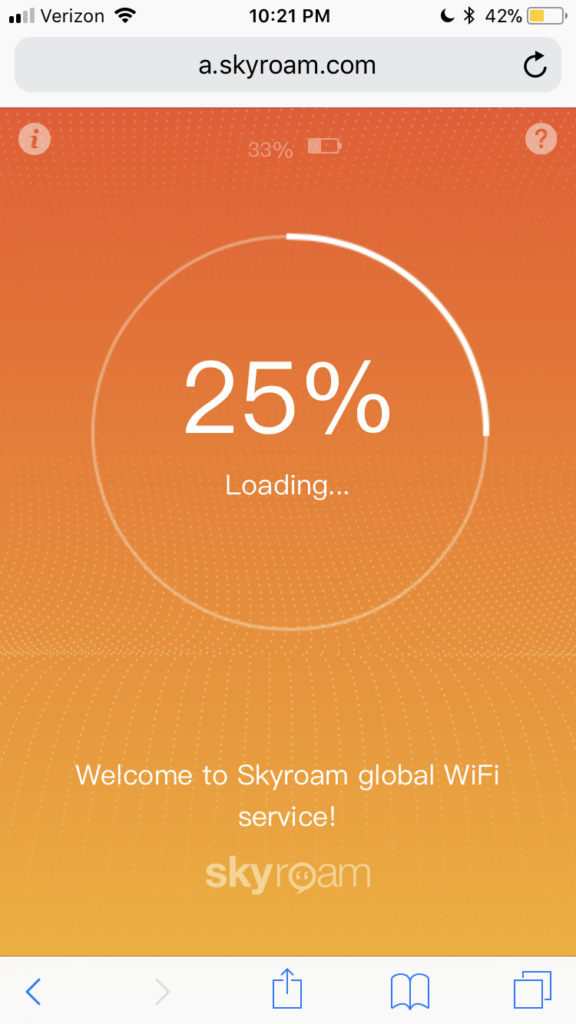 Skyroam Solaris registration