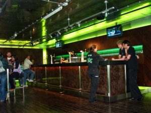 Bar at The Heineken Experience in Amsterdam
