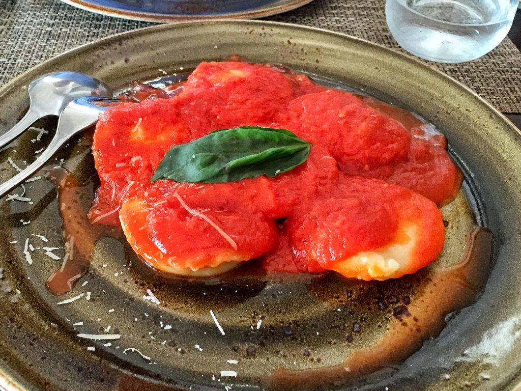 Ravioli capresi at Michel'angelo in Capri