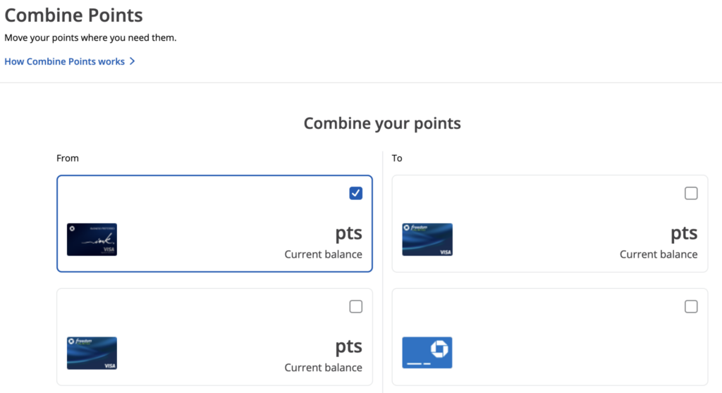 How to combine Chase Ultimate Rewards® points