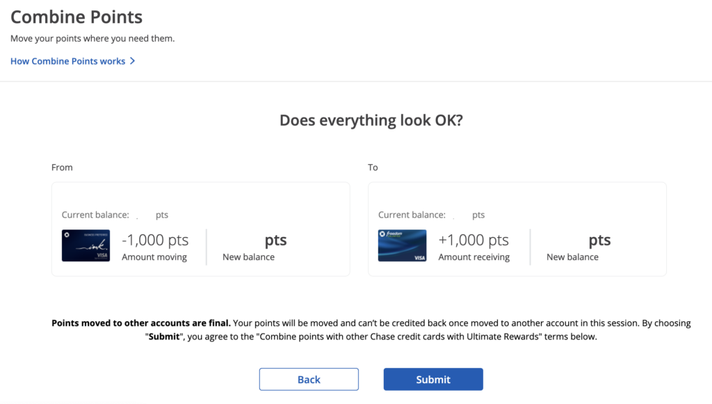 How to combine Chase Ultimate Rewards® points