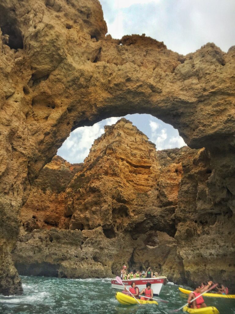 Kayaking and boating tour, Algarve, Portugal Itinerary With Kids
