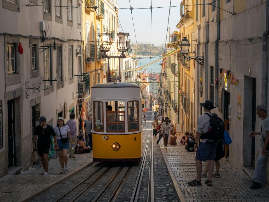 Elevador da Bica in Lisbon Portugal best things to do