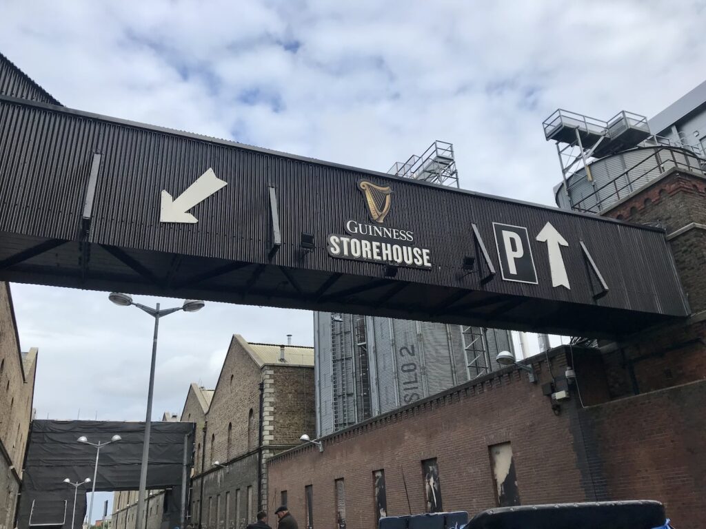 Guinness Storehouse tour in Dublin Ireland