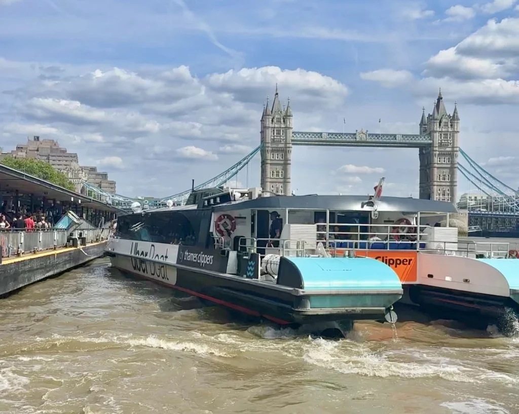 Uber Boat on the River Thames, best things to do in London with kids